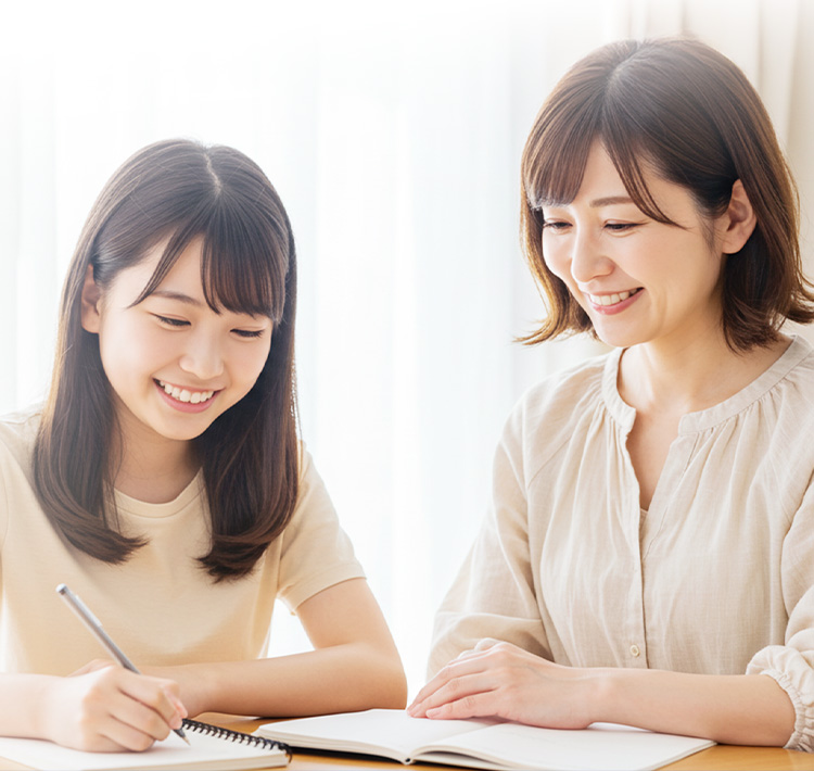 受験生のお父様、お母様画像